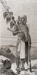 Un nativo de Timor, Sudeste Asiático, de 